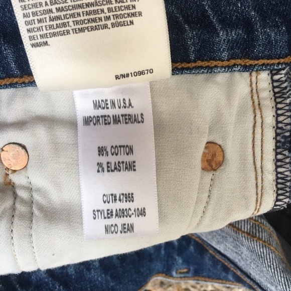 Agolde Nico Hi Rise Slim Fit in Subdued Size 26 - Picture 15 of 16